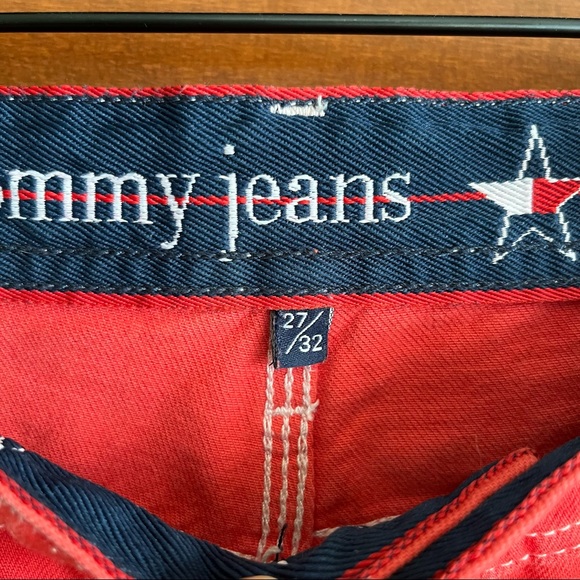 Tommy Hilfiger Red Carpenter Work Pants - Picture 3 of 9